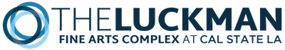 Luckman logo, featuring blue circles and bold text.
