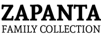 The image shows the text "ZAPANTA FAMILY COLLECTION" in bold, all-capital letters against a plain background.