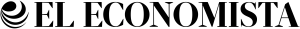 Black and white logo of "EL ECONOMISTA" with a stylized circular icon on the left and bold, uppercase text to the right.